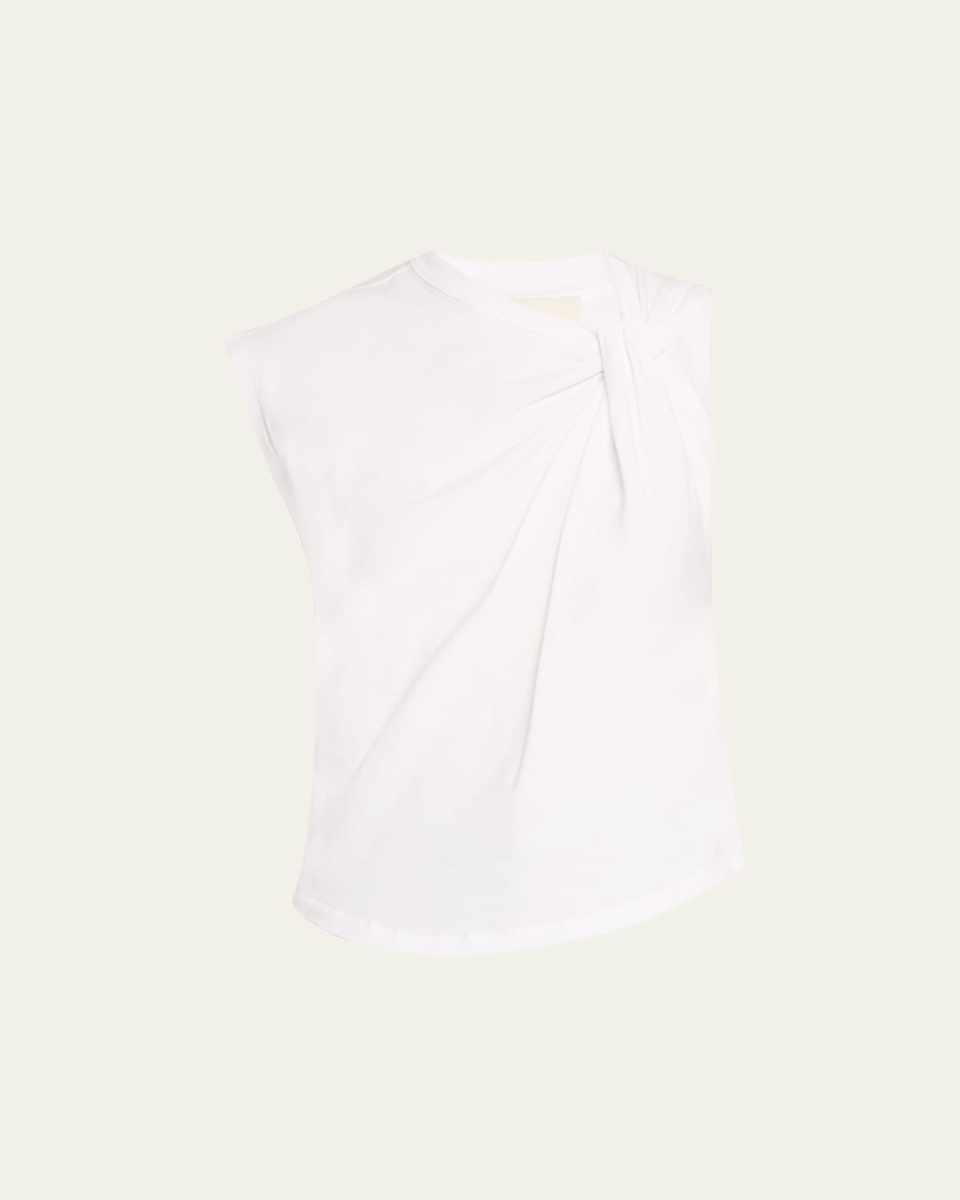 Nayda Twisted Cap-Sleeve T-Shirt